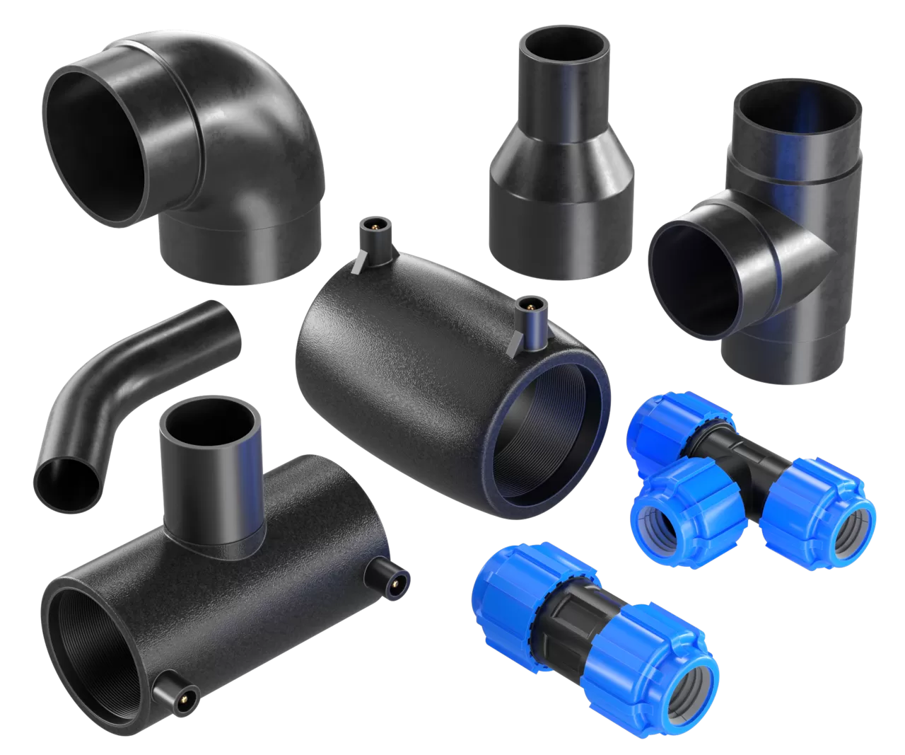 Полимерные фитинги и трубы