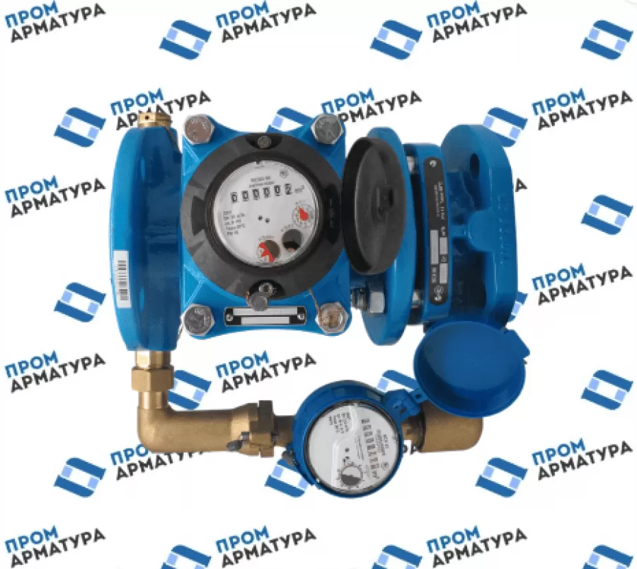 Счётчик холодной воды комбинированный ВСХНК 100/20 IP68 Ду100/20 Ру16