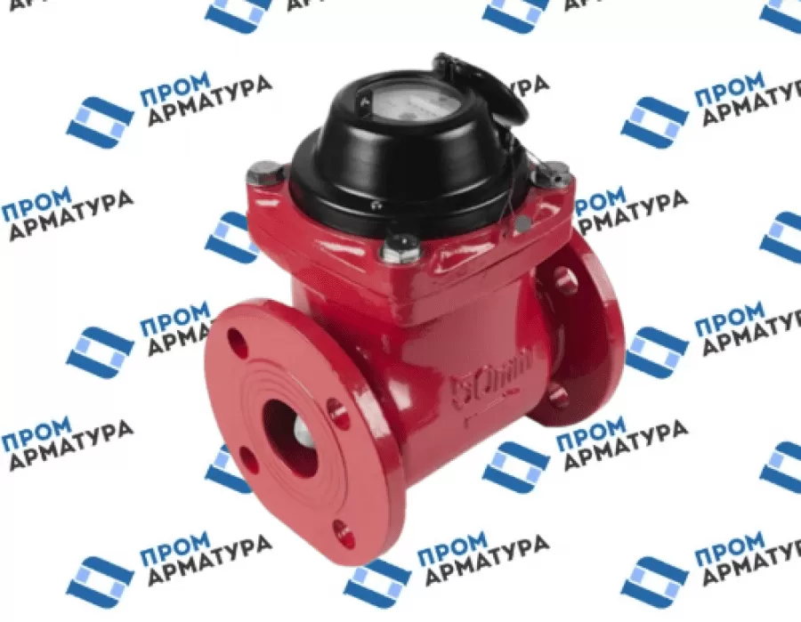 Счётчик горячей воды фланцевый Декаст СТВУ-100, L250, Ду100 Ру16