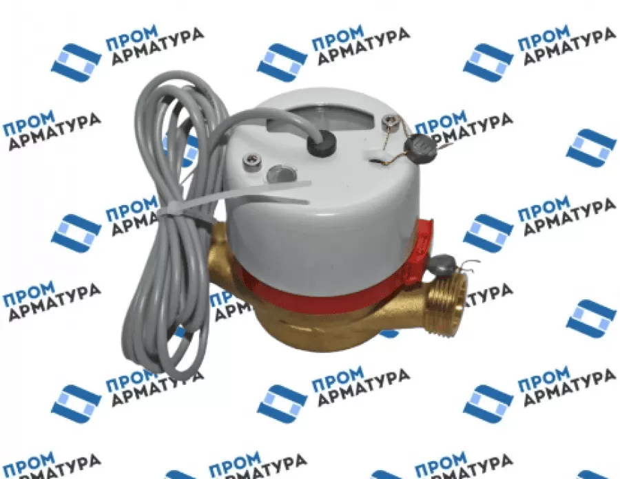 Счётчик горячей воды муфтовый с импульсным выходом ВСТ-15 Ду15 Ру16