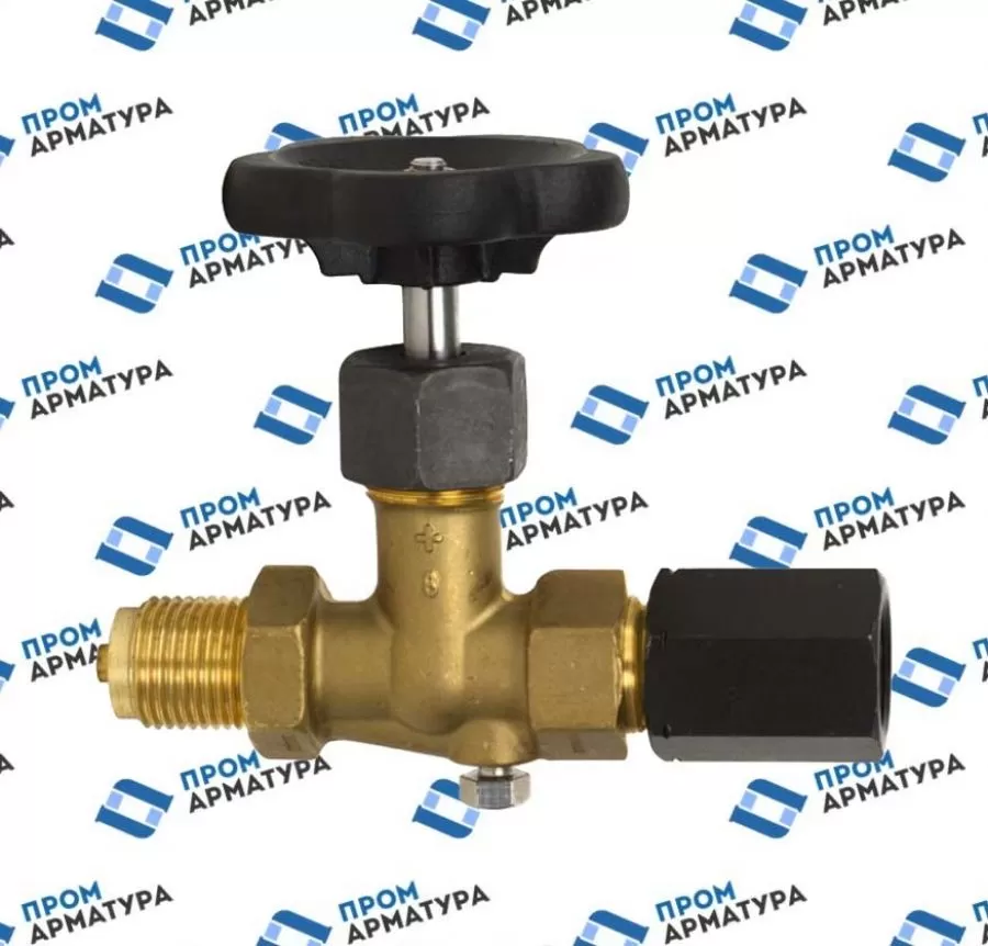 Клапан игольчатый латунный S004.16.000