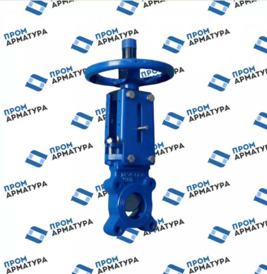 Задвижка шиберная чугун Ду500 Ру10 NBR