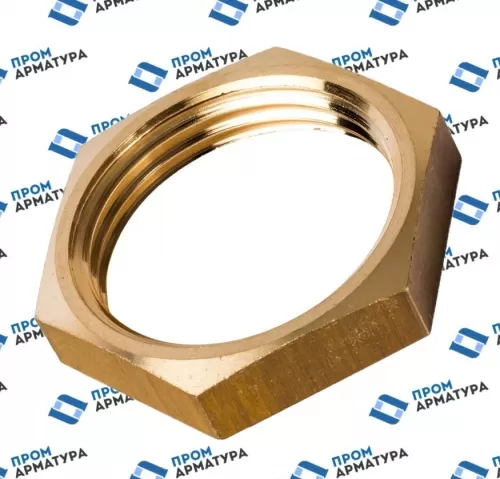 Контргайка латунь Ду 15 (1/2″) ВР
