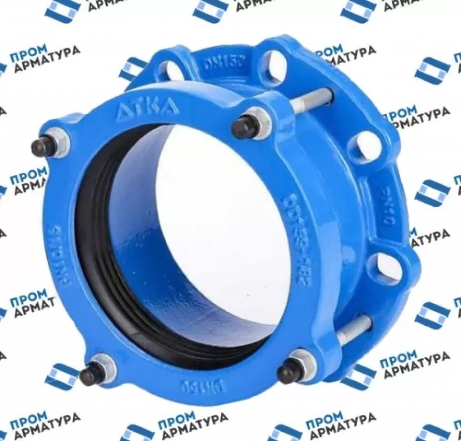 Муфта чугун соединительная Ду 350 (Дн 351-378) Ру10/16 ПФРК