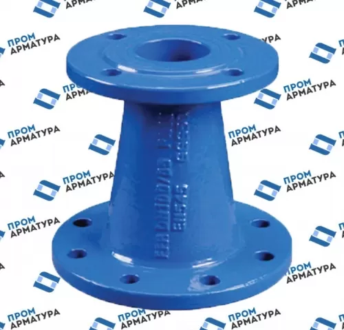 Переход стальной фланцевый ХФ Ду100х50 Ру10