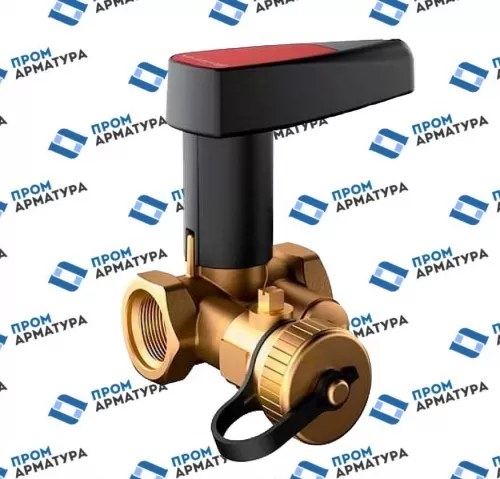 Клапан BROEN балансировочный ручной латунь Basic внутренняя резьба без ниппелей Ду15