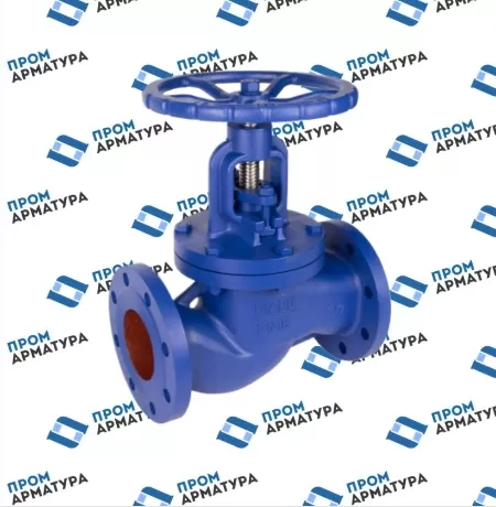 Клапан (вентиль) чугунный фланцевый АСТА Р15 Ду100 Ру16