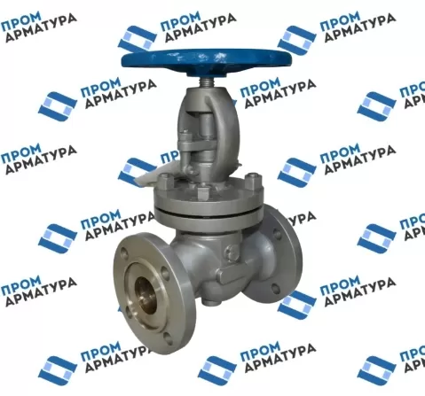Клапан запорный (вентиль) стальной фланцевый 15с18п Ду100 Ру25