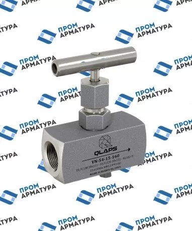 Клапан запорно-регулирующий игольчатый стальной VYC147-02 Ду10 Ру250