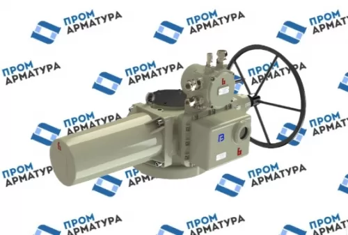 Многооборотный взрывозащищенный электропривод ГЗ-ВВ.600/24 380В 600 Нм 24 об/мин