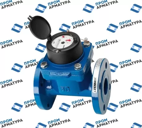 Cчётчик холодной воды ZENNER WI-N 100 Ду100 Ру16 для загрязненной воды