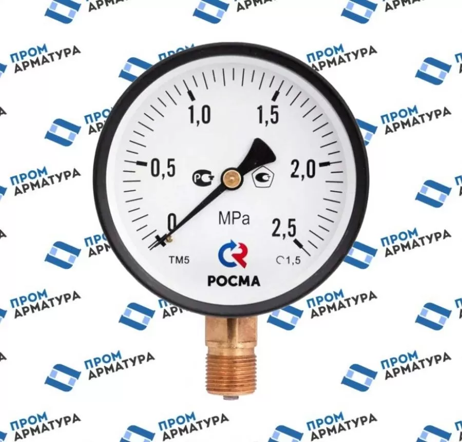 Манометр ТМ-510Р 0.1; 0.25; 0.4; 0.6; 1.0; 1.6; 2.5; 4.0 МПа